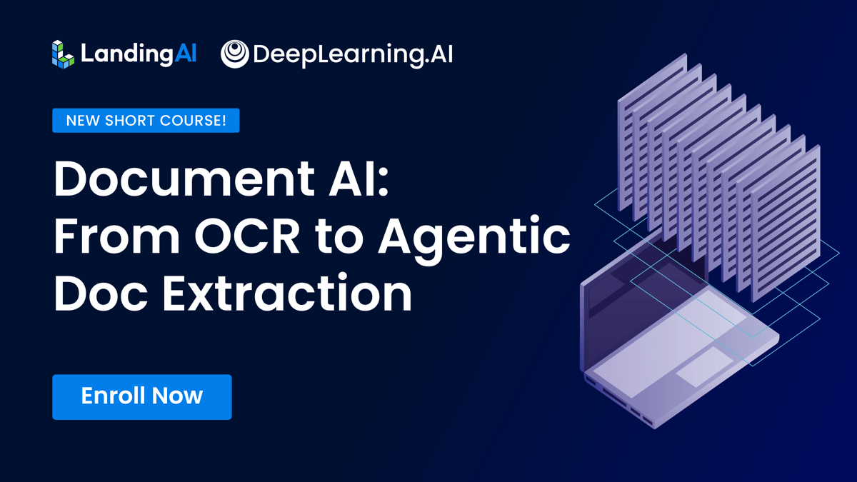 Promo banner for: "Document AI: From OCR to Agentic Doc Extraction"