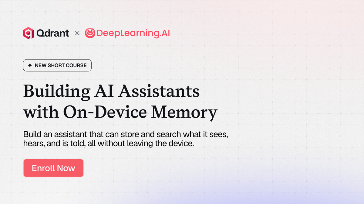 Enroll for free in Building AI Assistants with On-Device Memory