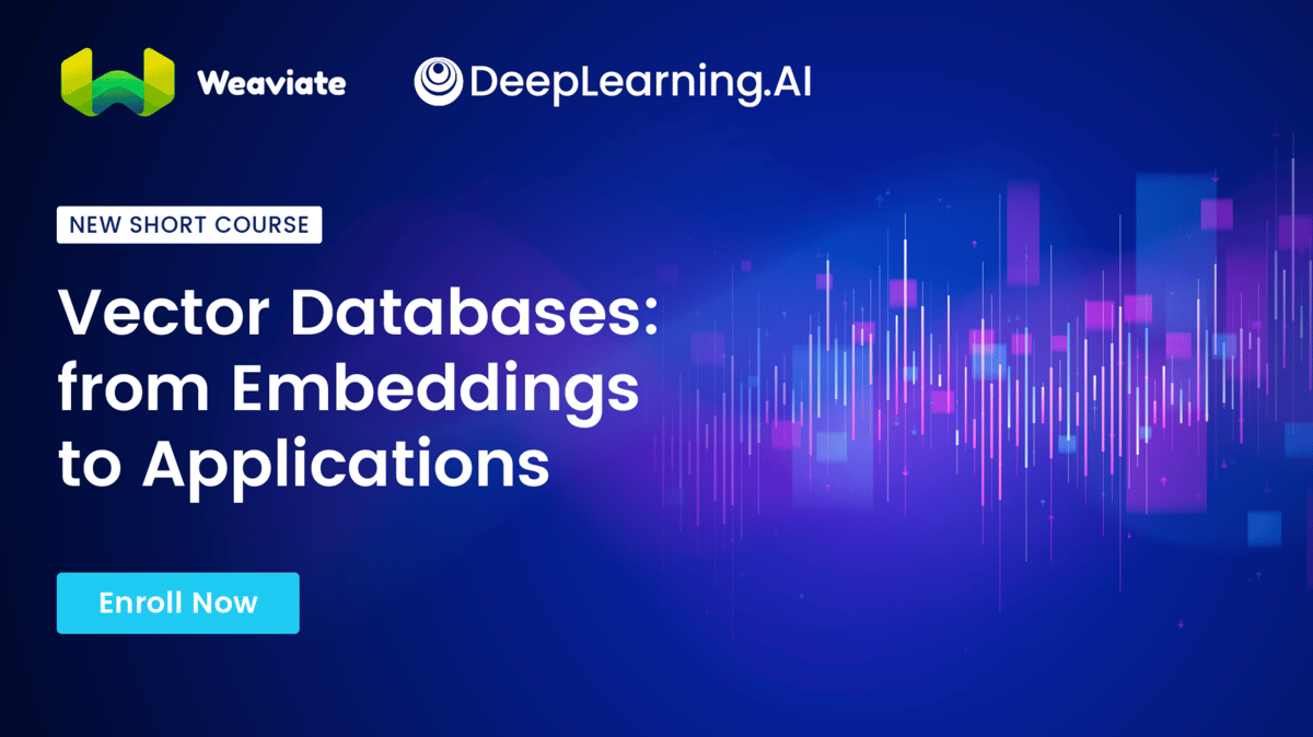 Vector Databases: from Embeddings to Applications promo banner