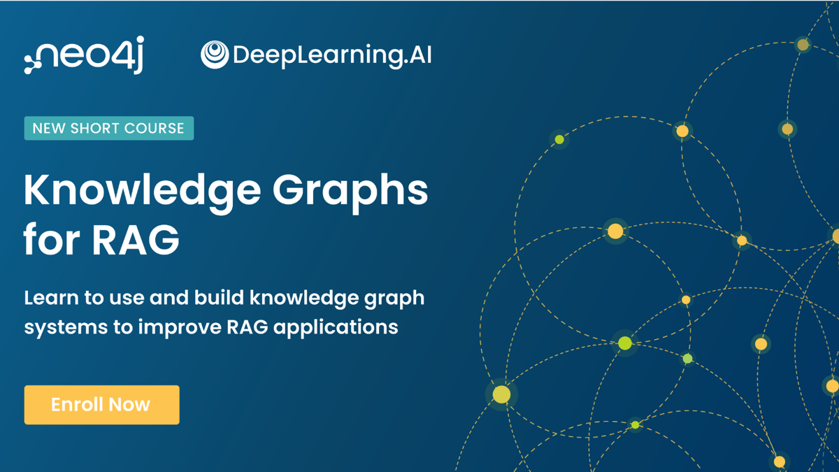 Knowledge Graphs for RAG course promotional banner