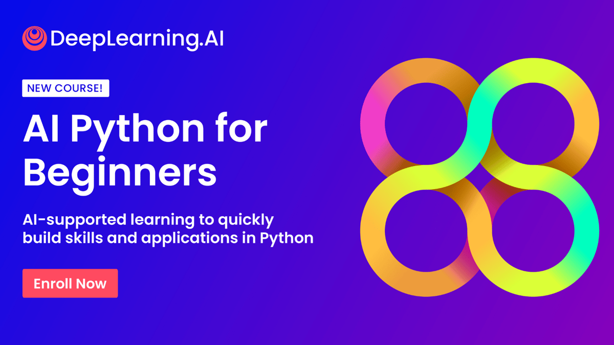 AI Python for Beginners promo banner