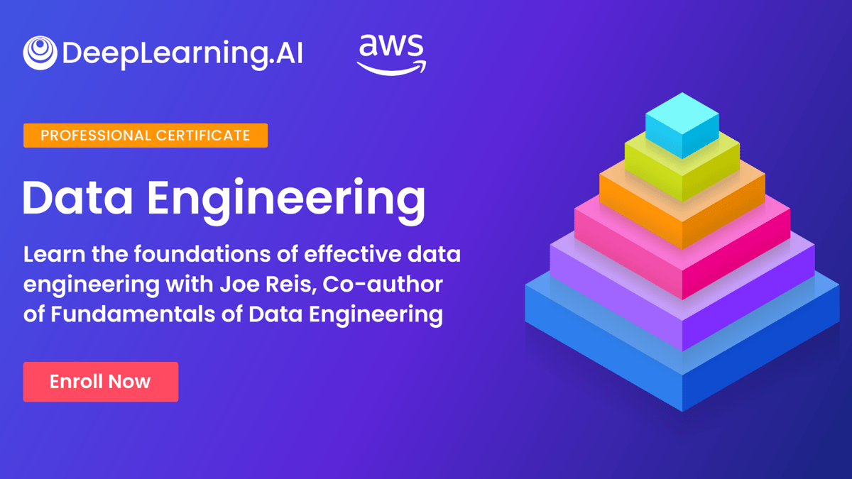 Promo banner for "Data Engineering"