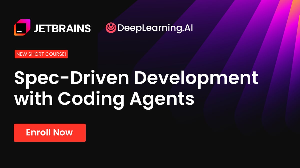 Promo banner for: "Spec-Driven Development"