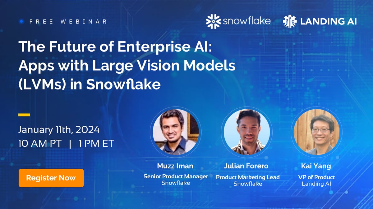 Large vision models webinar